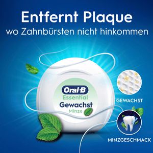 Produktbild für Zahnseide Oral-B Essential Floss, gewachst