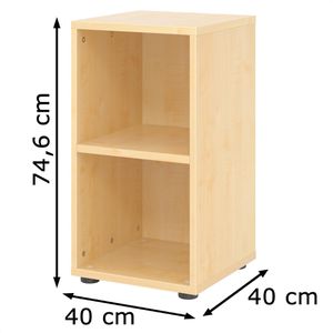 Produktbild für Aktenregal Hammerbacher Serie 9 Advanced, aus Holz