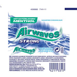 Produktbild für Kaugummis Airwaves Strong