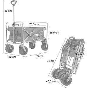 Produktbild für Bollerwagen Arebos 423446, faltbar
