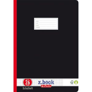 Produktbild für Schulheft Herlitz 00331223 x-book, ab 5. Klasse, A4