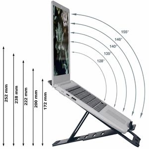 Produktbild für Laptop-Ständer Leitz Ergo, aus Aluminium