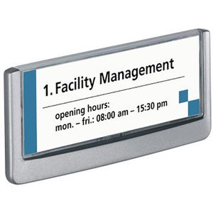 Produktbild für Türschild Durable 4860-37, Click Sign, graphit