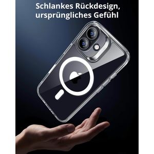 Produktbild für Handyhülle ESR Classic Hybrid HaloLock, MagSafe, transparent