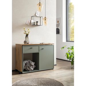 Produktbild für Schreibtisch Möbelpartner Tiny Working, eiche / pistazie
