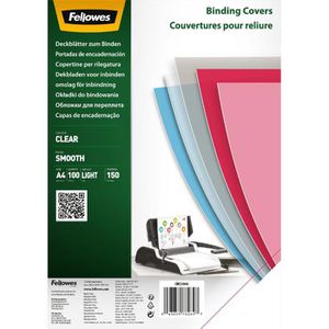Bindefolien Fellowes 5384501, klar-transparent, 150 mic