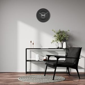 Produktbild für Wanduhr TFA 60.3031.01 Design, Kunststoff, analog, Quarzuhr