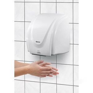 Produktbild für Händetrockner Bartscher 850000, Warmluft, weiß