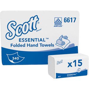 Papierhandtücher Scott 6617, 1-lagig