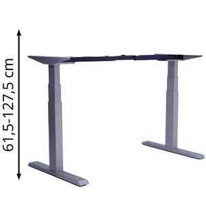 Schreibtischgestell Actiforce Pro 670SLS, silber