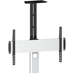 Produktbild für TV-Ständer LogiLink BP0025, Ablage &amp; Rollen, silber, Metall