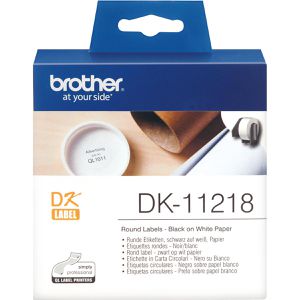 Produktbild für Brother-Etiketten Brother DK-11218, weiß