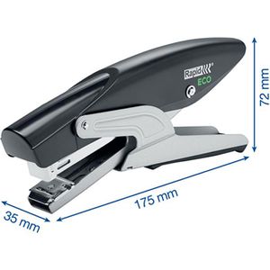 Produktbild für Heftzange Rapid ECO, 24812500, aus Kunststoff, schwarz