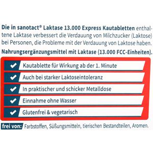 Produktbild für Laktase Sanotact 13.000 FCC