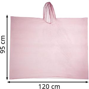 Produktbild für Regenponcho Relaxdays Länge 95 cm, Einweg, 10 Stück