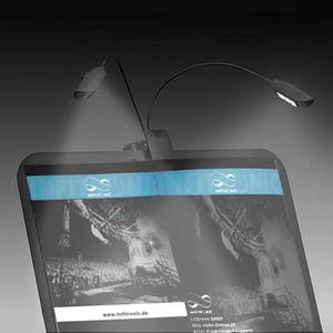 Produktbild für Leselampe Infitronic IN3LED2NL, mit Klemme