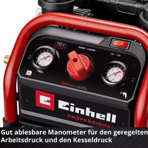 Produktbild für Kompressor Einhell-Professional SILENZZO 18/160, 59 dB(A), 18V