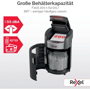 Produktbild für Aktenvernichter Rexel 2025200MEU ShredMax Autofeed+ 200M