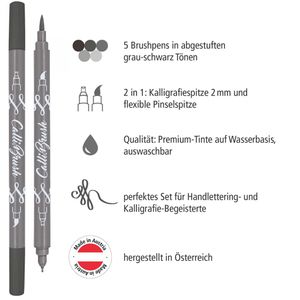 Produktbild für Brush-Pen Online 19105 Calli.Brush Double Tip