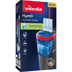 Produktbild für Bodenwischer Vileda H2PRO Flachwischer Set, 175775