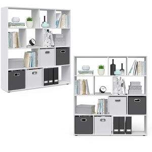 Produktbild für Bücherregal Vicco Pilar, weiß