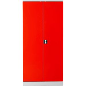 Produktbild für Mehrzweckschrank G-Office UNC.19/N, abschließbar, rot