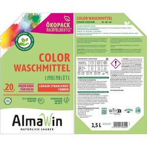 Produktbild für Waschmittel AlmaWin Colorwaschmittel Lindenblüten