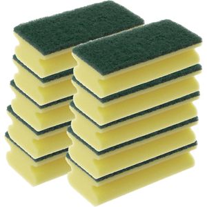Nölle Spülschwamm extra groß, mit Griffrille und Scheuerseite, 10 Stück , 10 Stück
