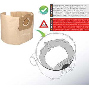 Produktbild für Staubsaugerbeutel McFilter KA 32, 10 Stück