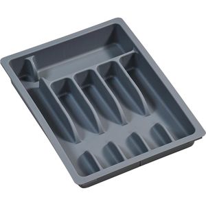 Produktbild für Besteckkasten Kesper 30087, grau, aus Kunststoff