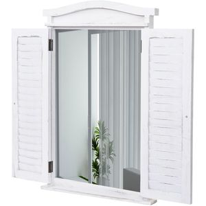Wandspiegel Mendler 72681, Shabby-Chic, rechteckig