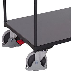 Produktbild für Tischwagen VARIOfit sw-600.510/AG, Metall &amp; Holz