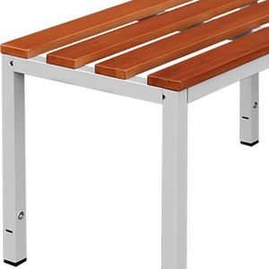 Produktbild für Umkleidebank Lüllmann 801240, Sitzfläche Holz, 150 cm