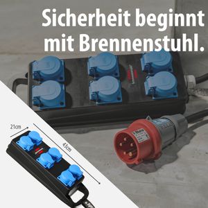 Produktbild für CEE-Stromverteiler Brennenstuhl BSV P, mobil, für außen