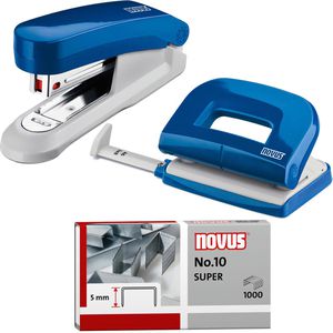 Produktbild für Heftgerät Novus Twinset E15/E210, 020-1831, inkl. Locher
