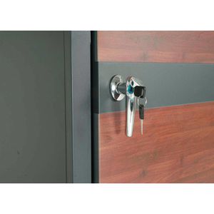 Produktbild für Mülltonnenbox Mendler HWC-J82, Metall