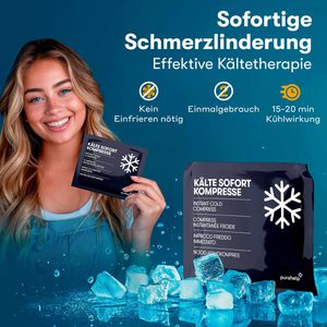 Produktbild für Kühlkompresse PURAHELP Kühlpads, 10 Stück