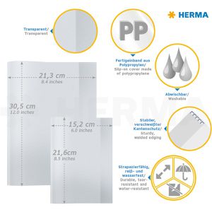 Produktbild für Heftumschläge Herma 7491, A4