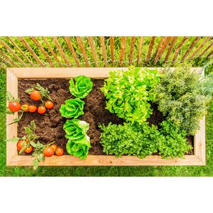 Produktbild für Hochbeet Westmann Klassik 130, aus Lärchenholz