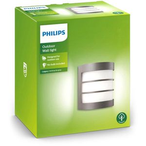 Produktbild für Wandleuchte Philips Calgary, aus Edelstahl, für außen (IP44)