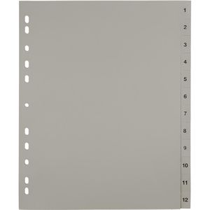 Register Böttcher-AG A4 Überbreite, 1-12