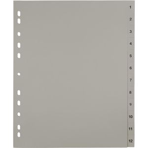 Register Böttcher-AG Premium, A4 Überbreite, 1-12
