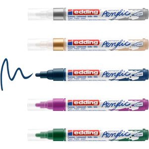 Acrylstifte Edding 5100 Acrylic Festlich Medium