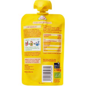 Produktbild für Fruchtpüree FruchtBar Quetschie, 100% Frucht, BIO