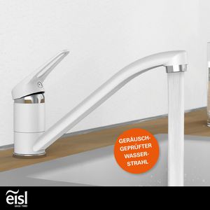 Produktbild für Küchenarmatur EISL SPEED, weiß / chrom