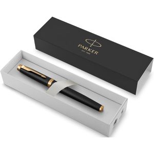 Produktbild für Füller Parker IM Premium Black/Gold G.C., Feder F