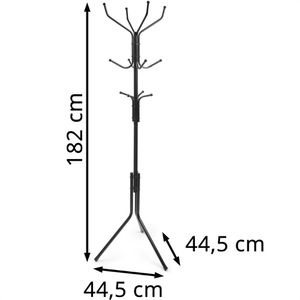 Produktbild für Garderobenständer Karat Theo, schwarz