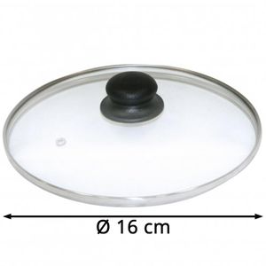 Produktbild für Topfdeckel Axentia 222221, mit Edelstahlring