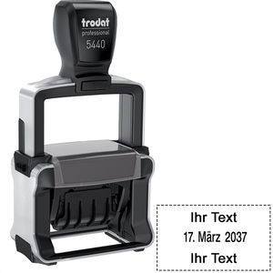 Datumstempel Trodat Professional 5440, schwarz, selbstfärbend