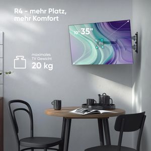 Produktbild für TV-Wandhalterung Onkron R4-B, bis 20 kg